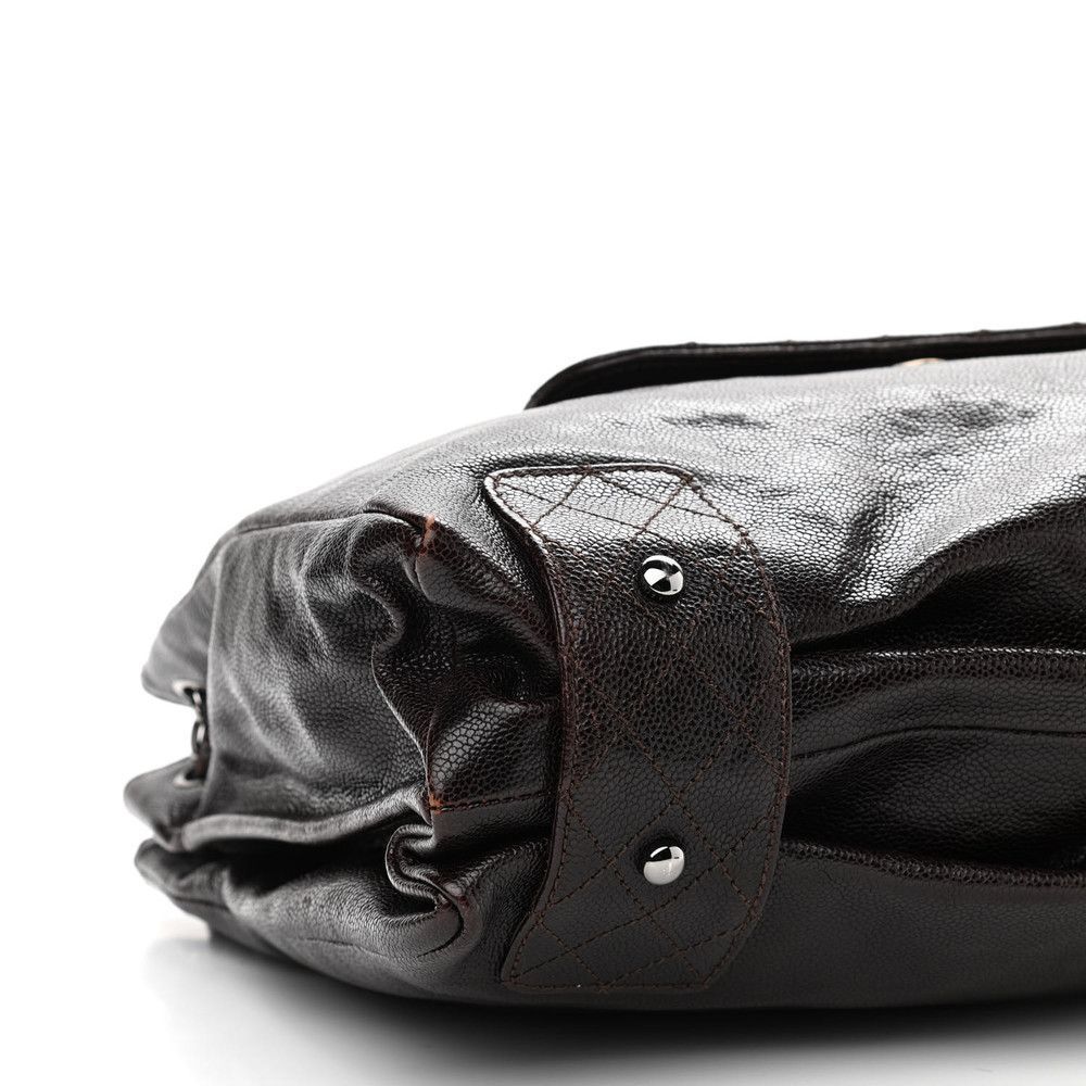 Caviar Pocket In The City Tote Dark Brown - Picture 7 of 9